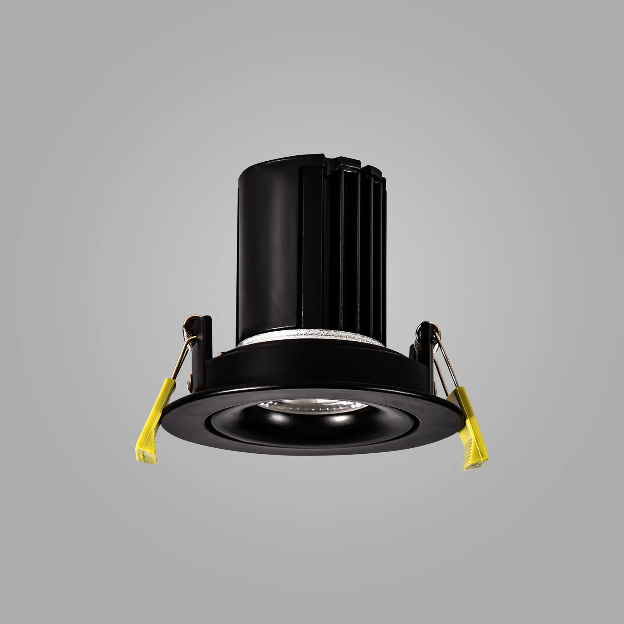 Bruve 10 Tridonic Powered 10W 2700K 710lm 36° CRI>90 LED Engine Adjustable Round Matt Black Fixed Spot light, IP20 DM201260  Dlux Bruve A 10
